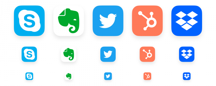 Simple app icon design examples