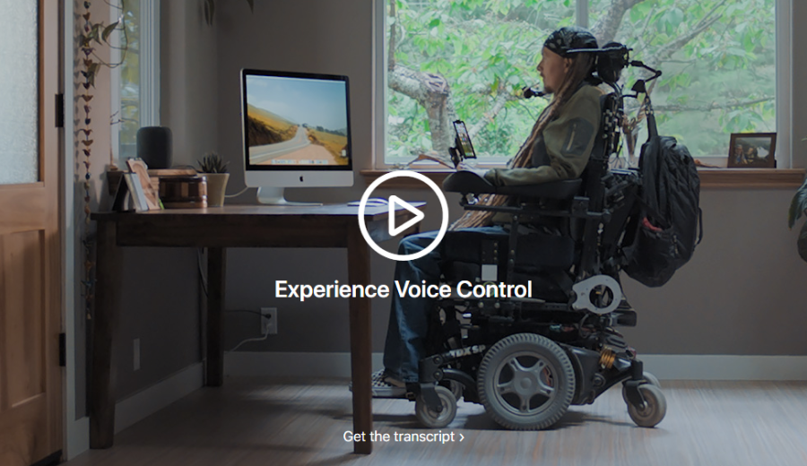 Apple's WWDC Voice Control Video (disabled)