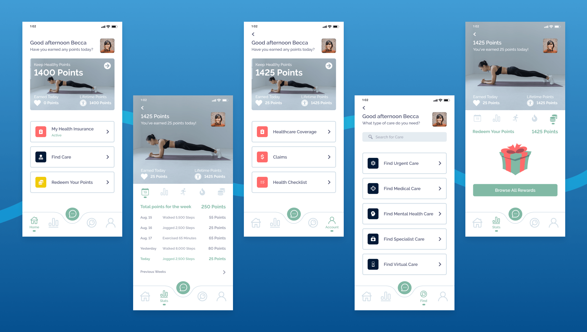 Example High-Fidelity iOS App Mockups