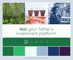 Mood Board Example for an Investment Platform - Nature Vibe